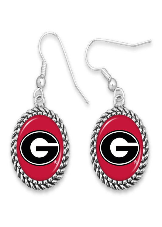 Georgia Bulldogs Olivia Earrings