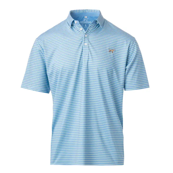 CARLISLE POLO-BLUE/GREEN