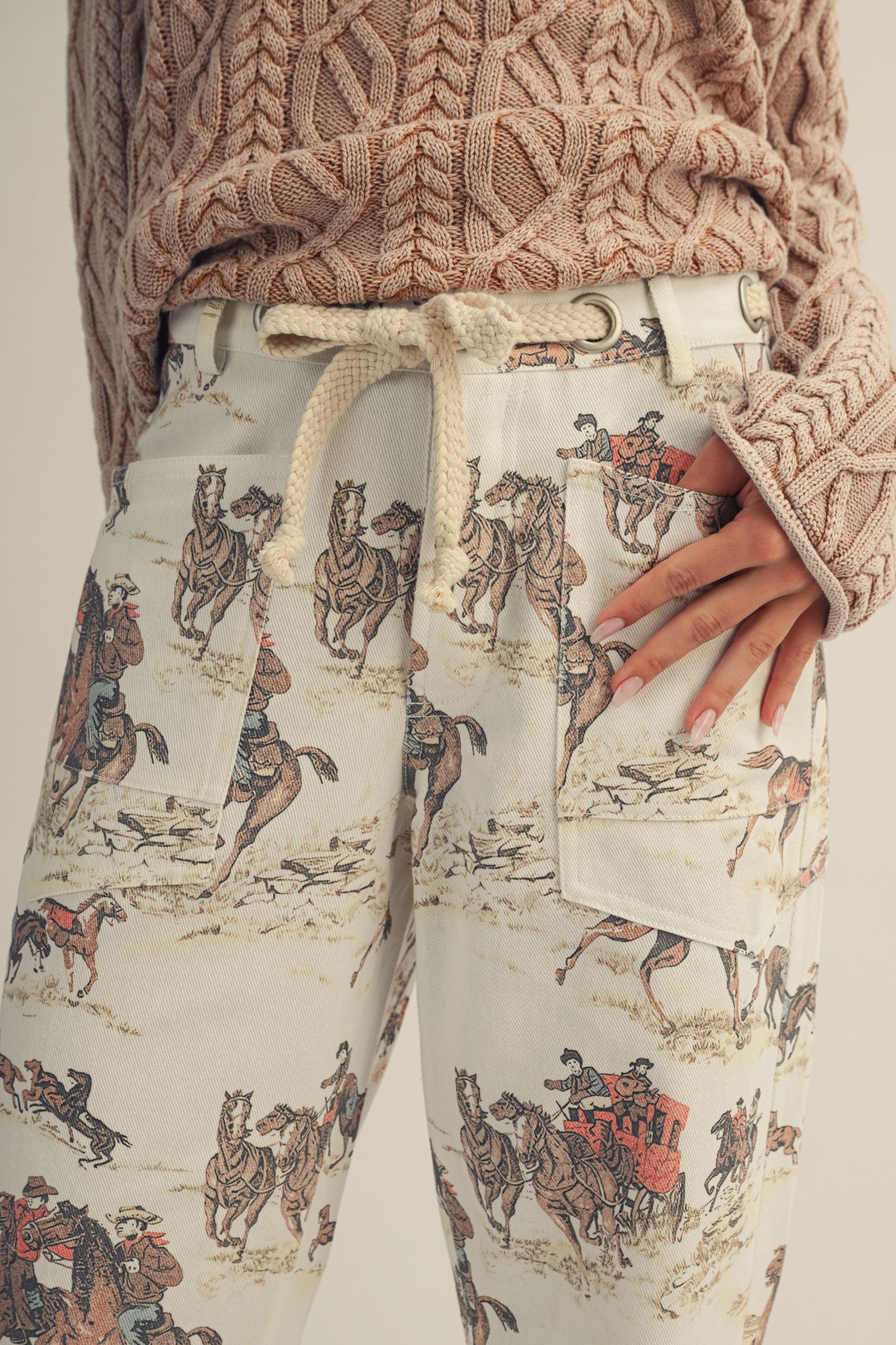 Frontier Reverie Equestrian Narrative Pants