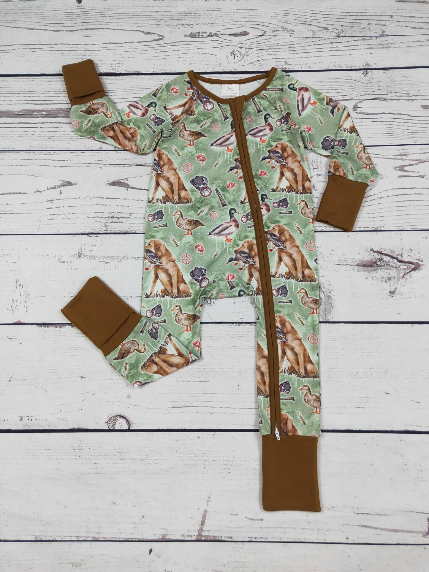 Baby Boy Hunting Zipper Sleeper