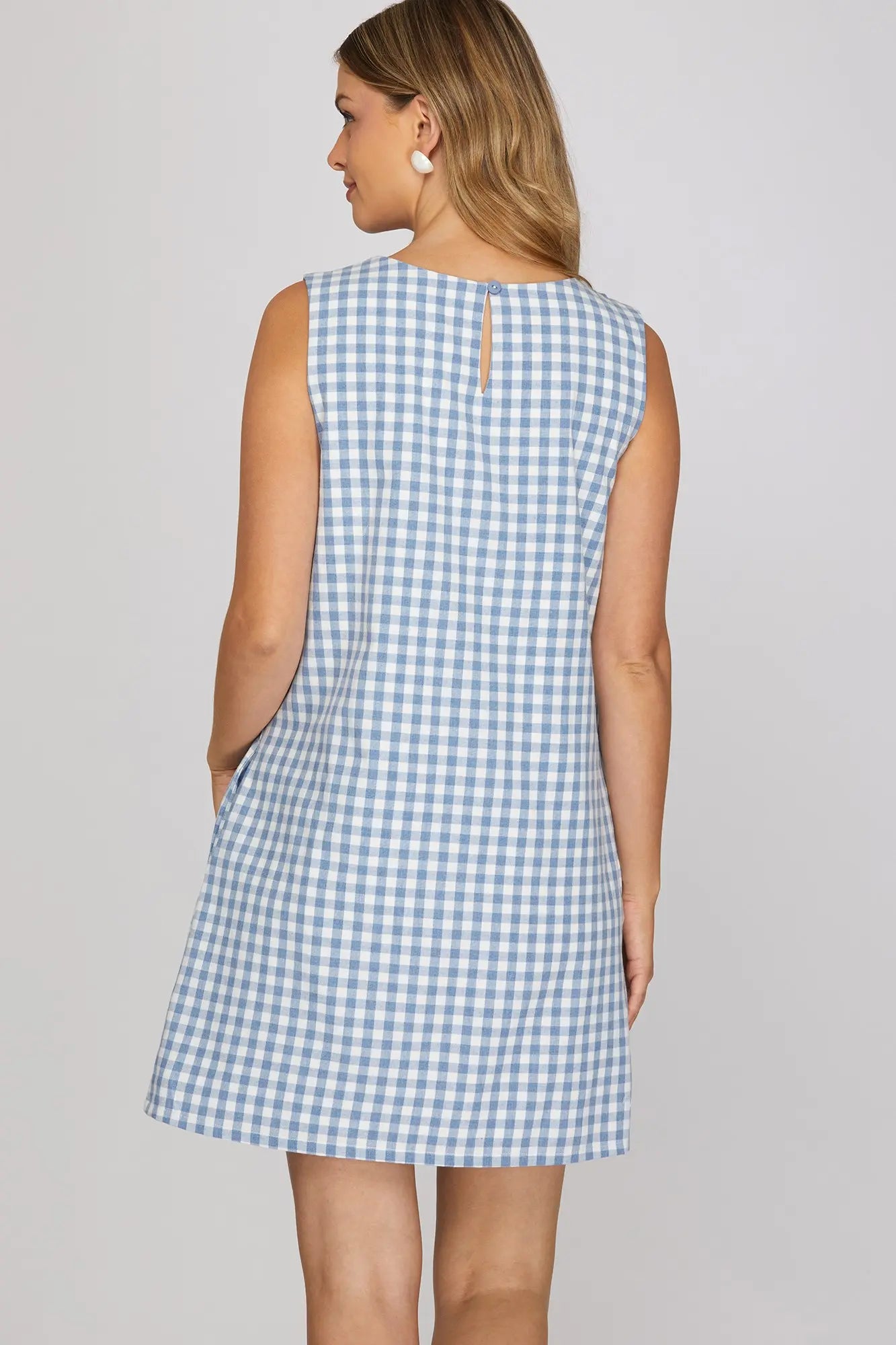 MAYLA MINI DRESS - LIGHT BLUE