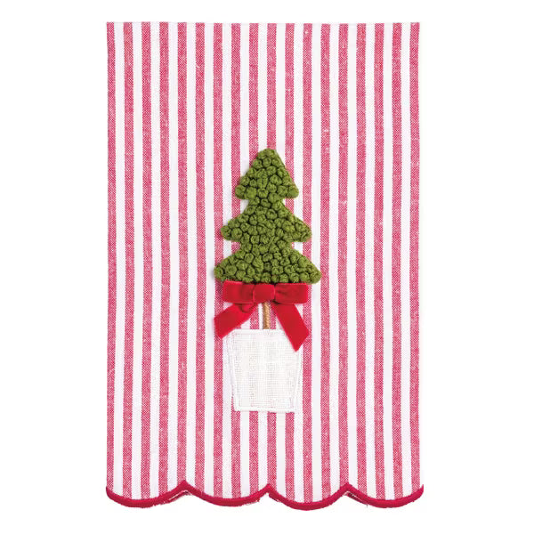 Stripe Tree Topiary Towel