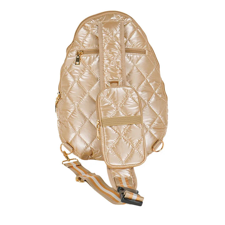 JILLIAN PICKLEBALL SLING CROSS COURT- CHAMPAGNE