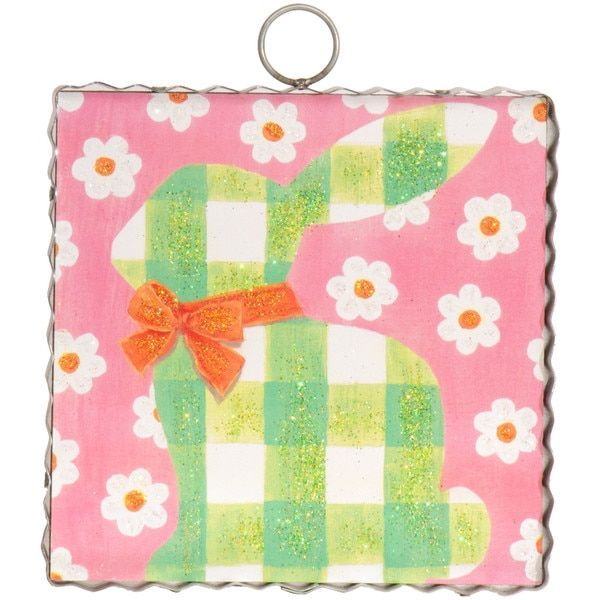 Mini Gallery Gingham Bunny