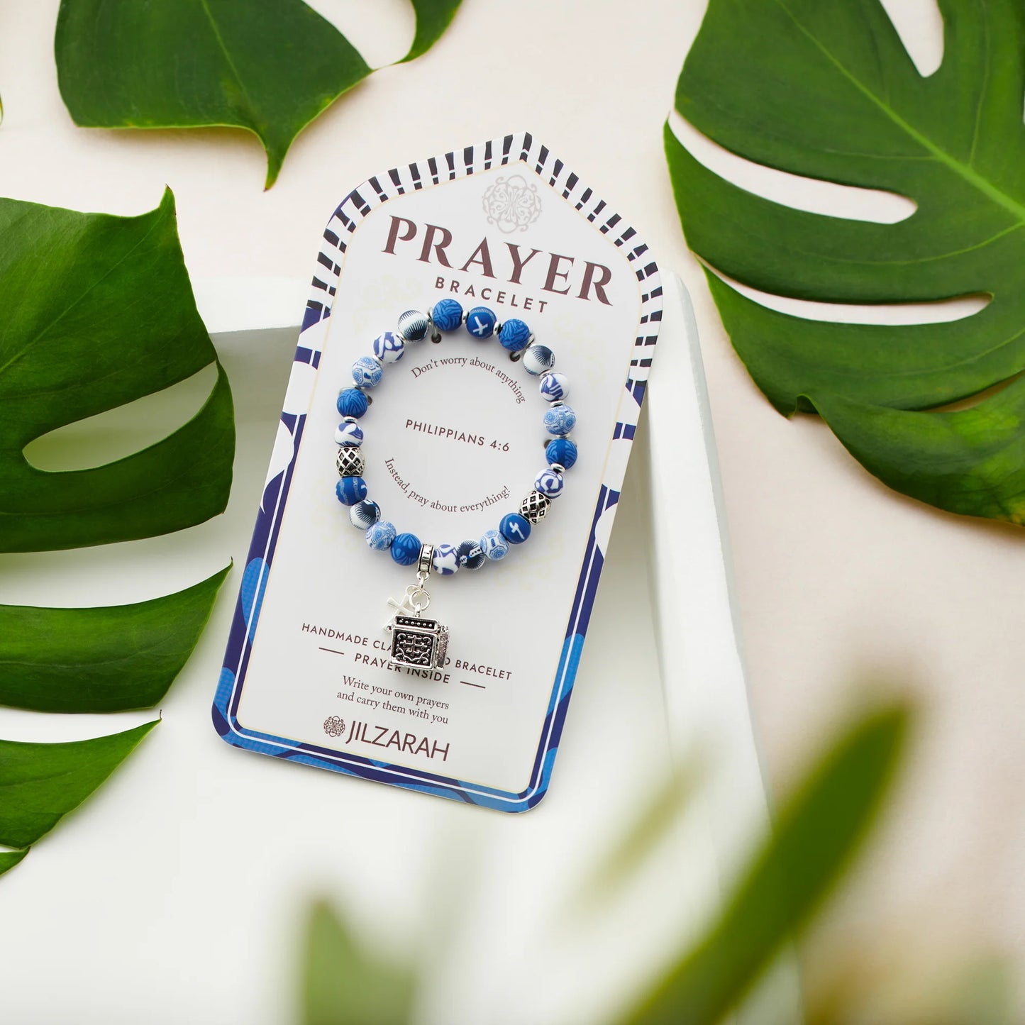 PRAYER BRACELET-BLUE