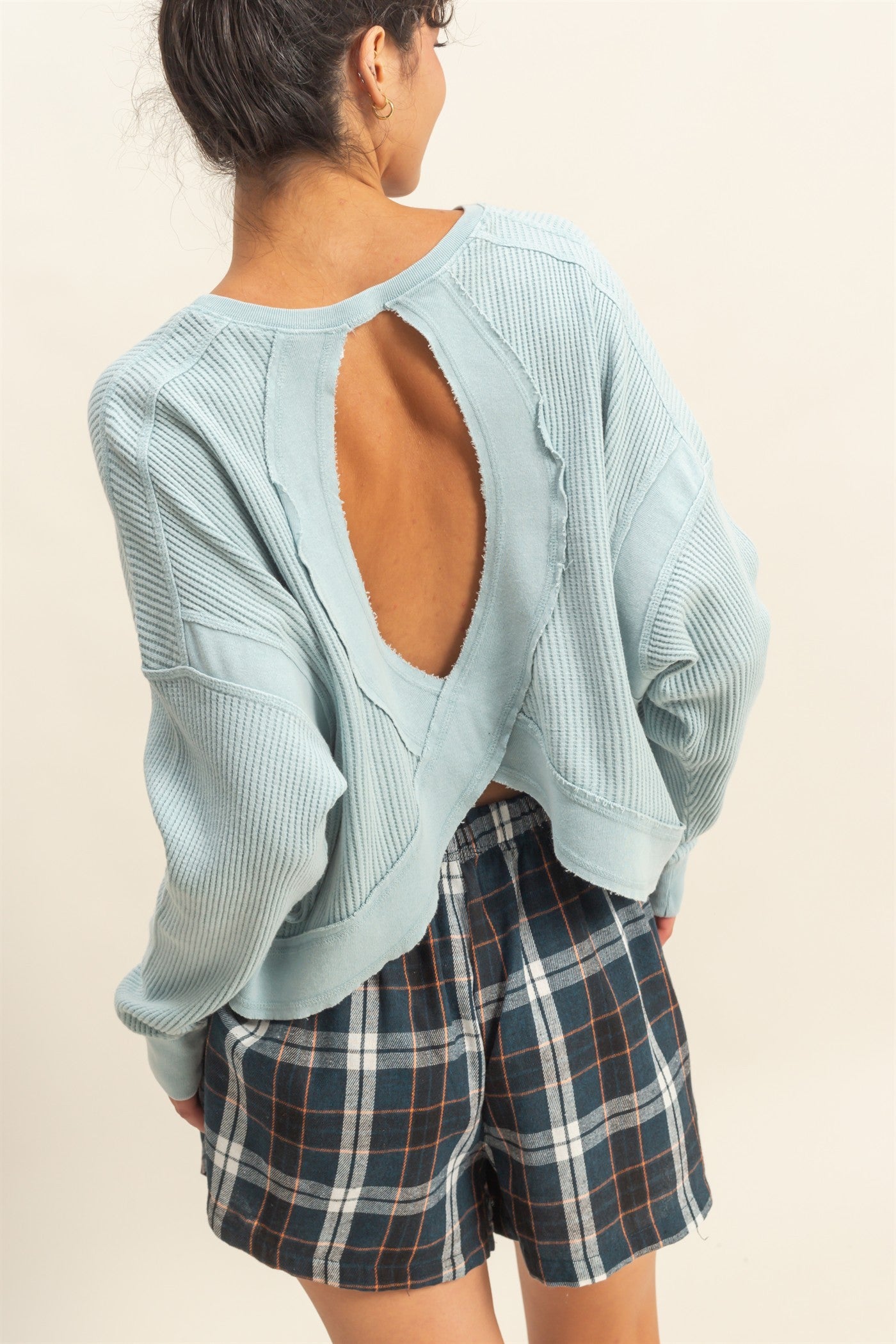 WHITNEY TOP - SKY BLUE