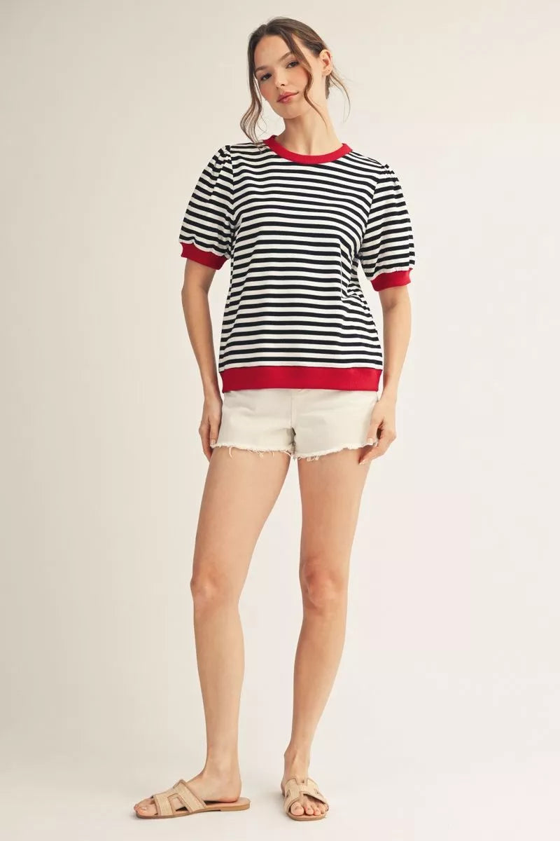 MARYN TOP - BLACK