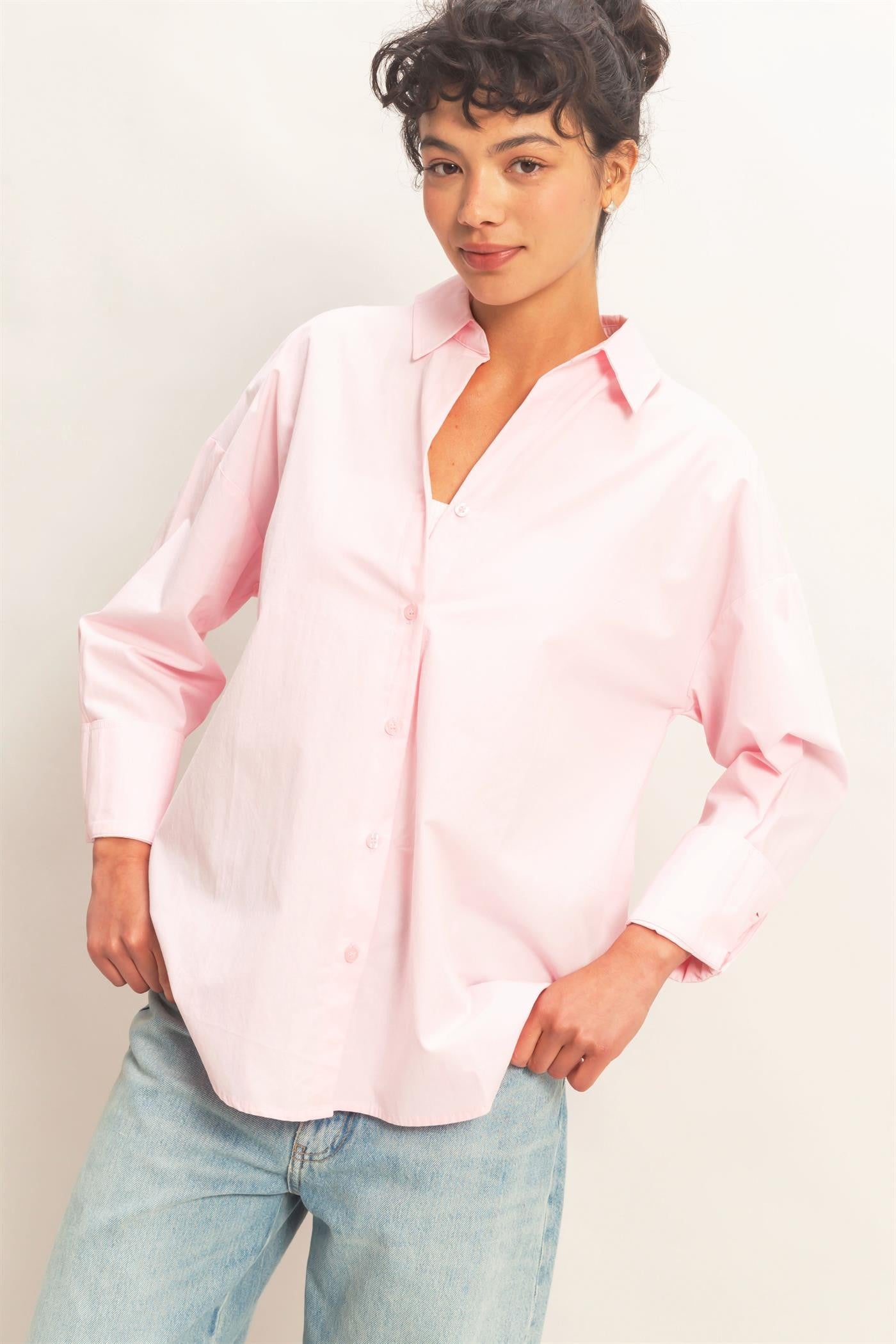 KYLEE TOP - SOFT PINK