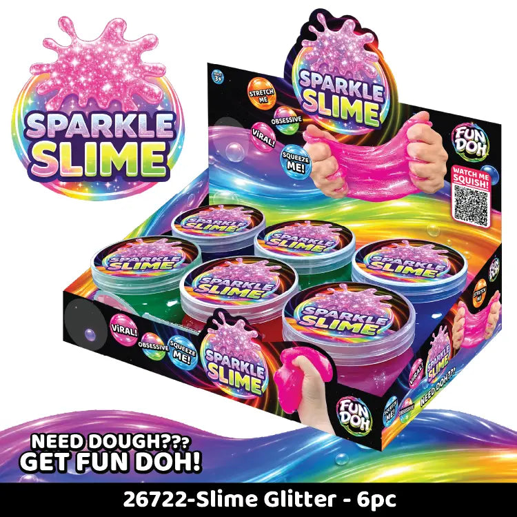 FUN DOH GLITTER SLIME