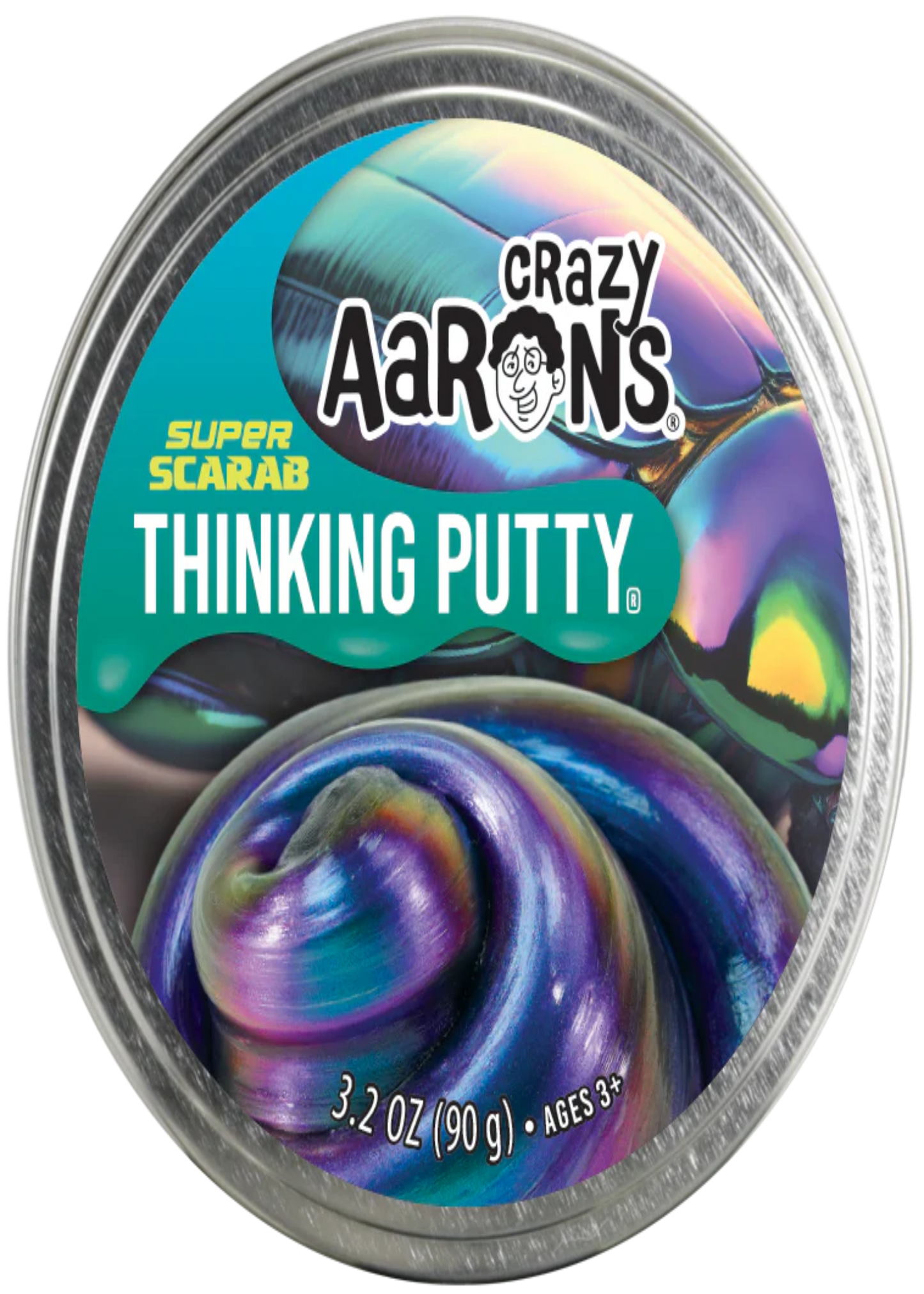 SUPER SCARAB THINKING PUTTY TIN