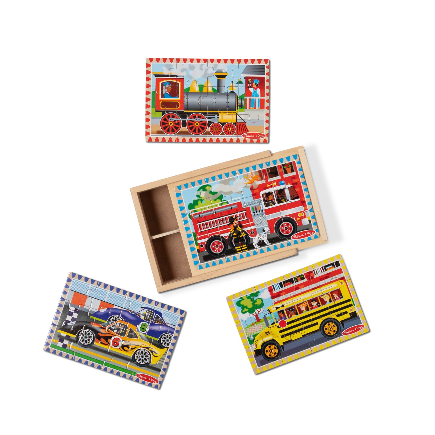 JIGSAW PUZZLES IN A BOX-VEHICLES
