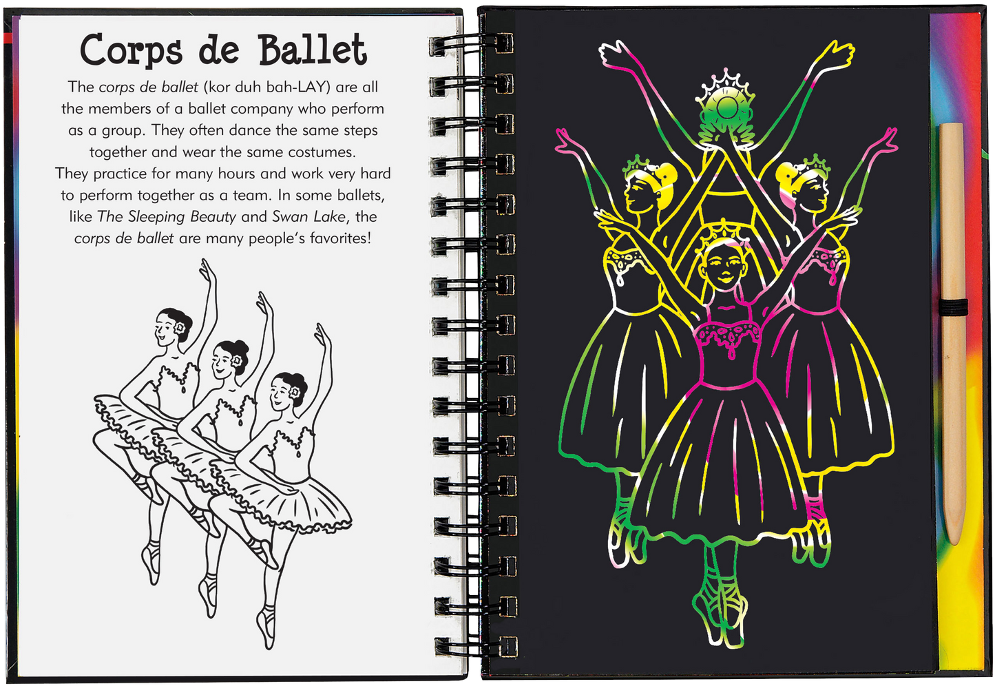 Ballet Scratch and Sketch