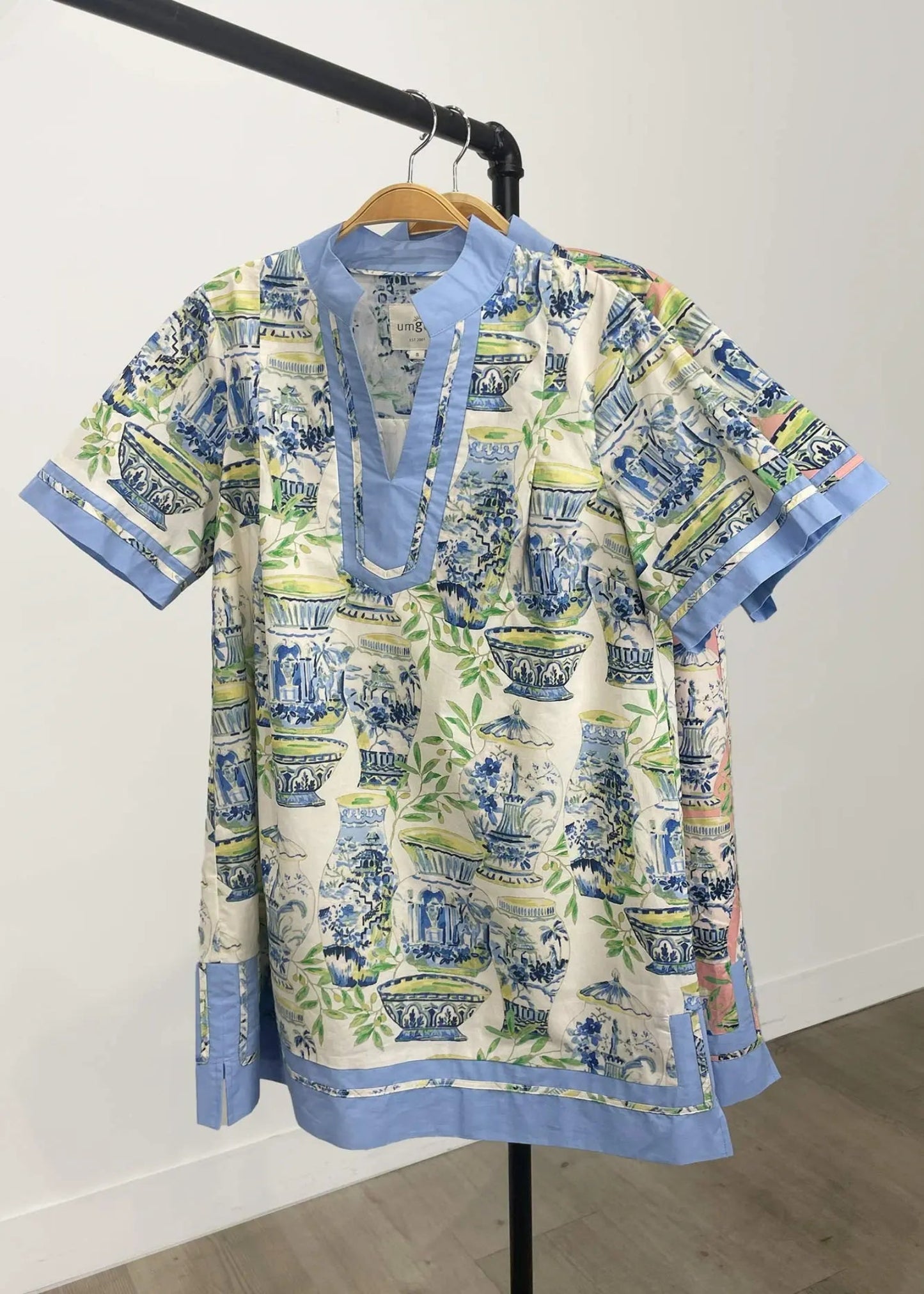 STACY DRESS - BLUE MIX