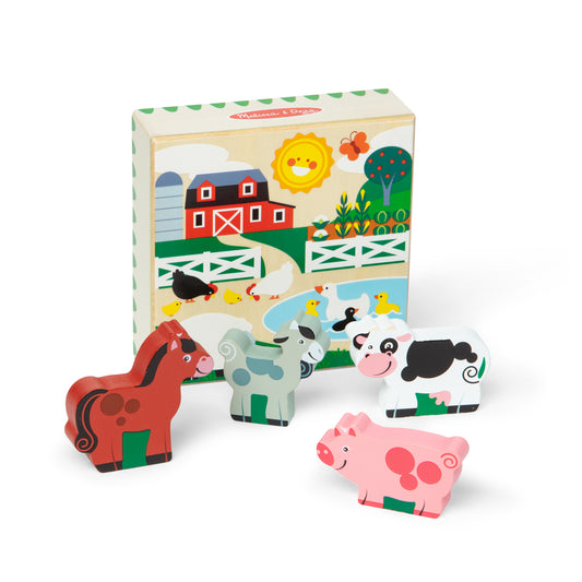 Wooden Animal Matching Farm