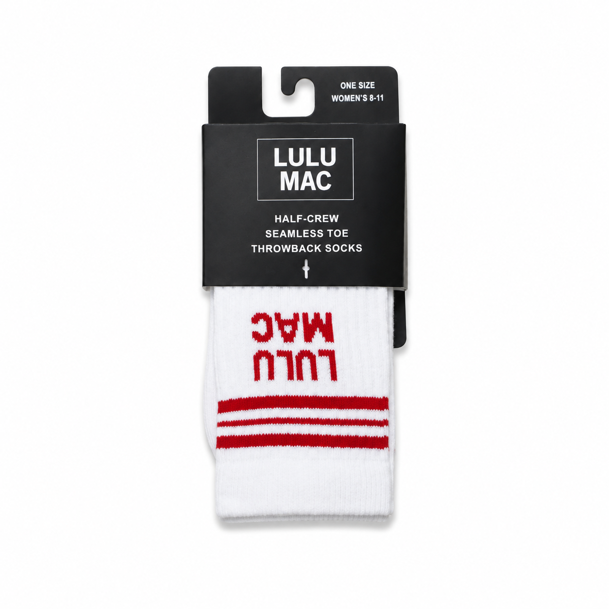 Lulu Mac Socks Single Pair - RED