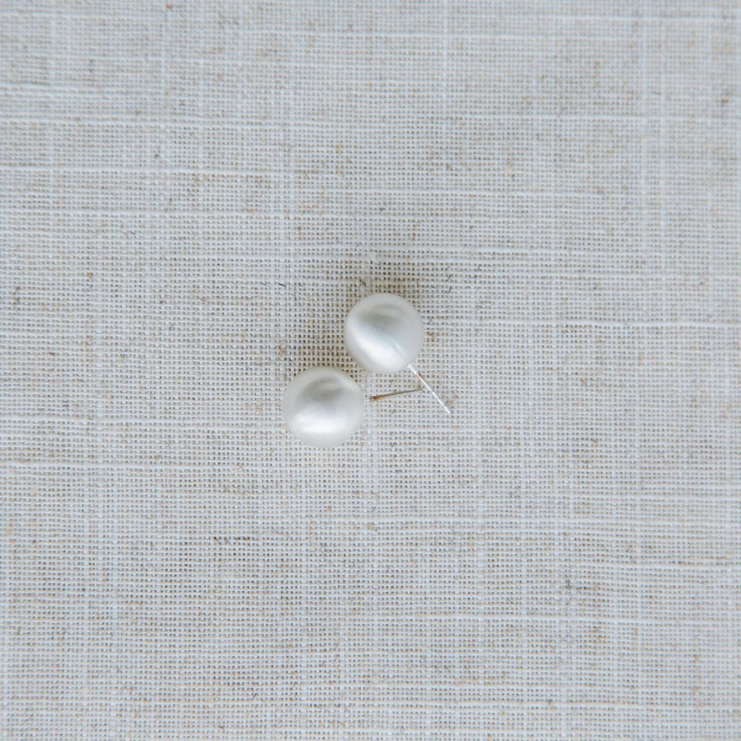 Earrings Grenada - Brushed Silver Large