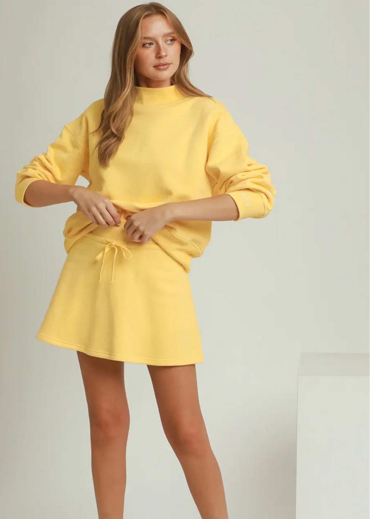DAISY SWEATSHIRT - LEMON
