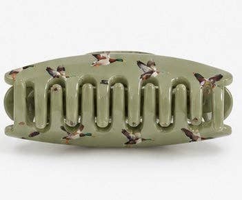 Green Duck Claw Clip