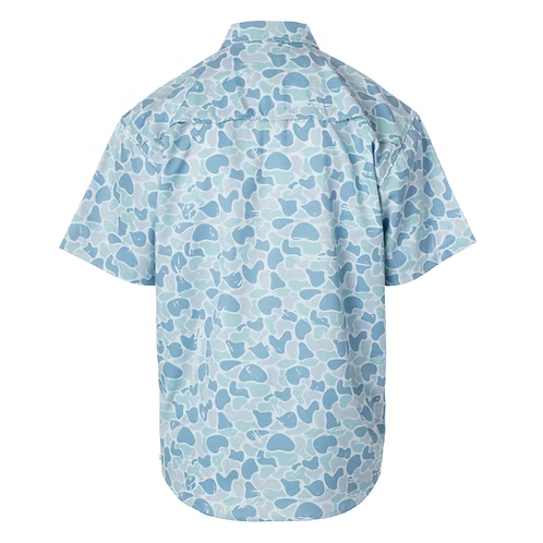 SALTWATER CAMO BUTTON DOWN - CAMO