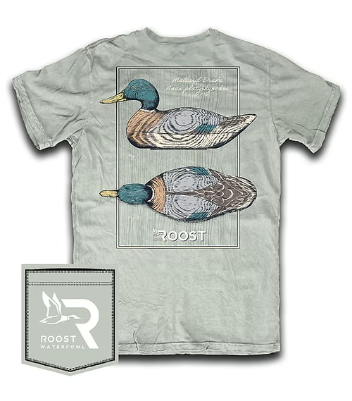Roost Mallard Decoys Tee - Bay