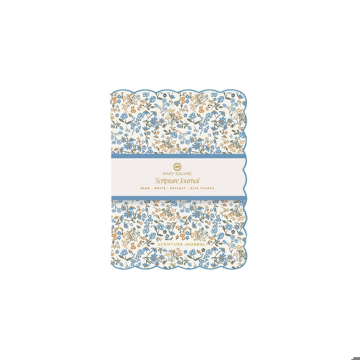Journal Scripture Petal Charm-Blue
