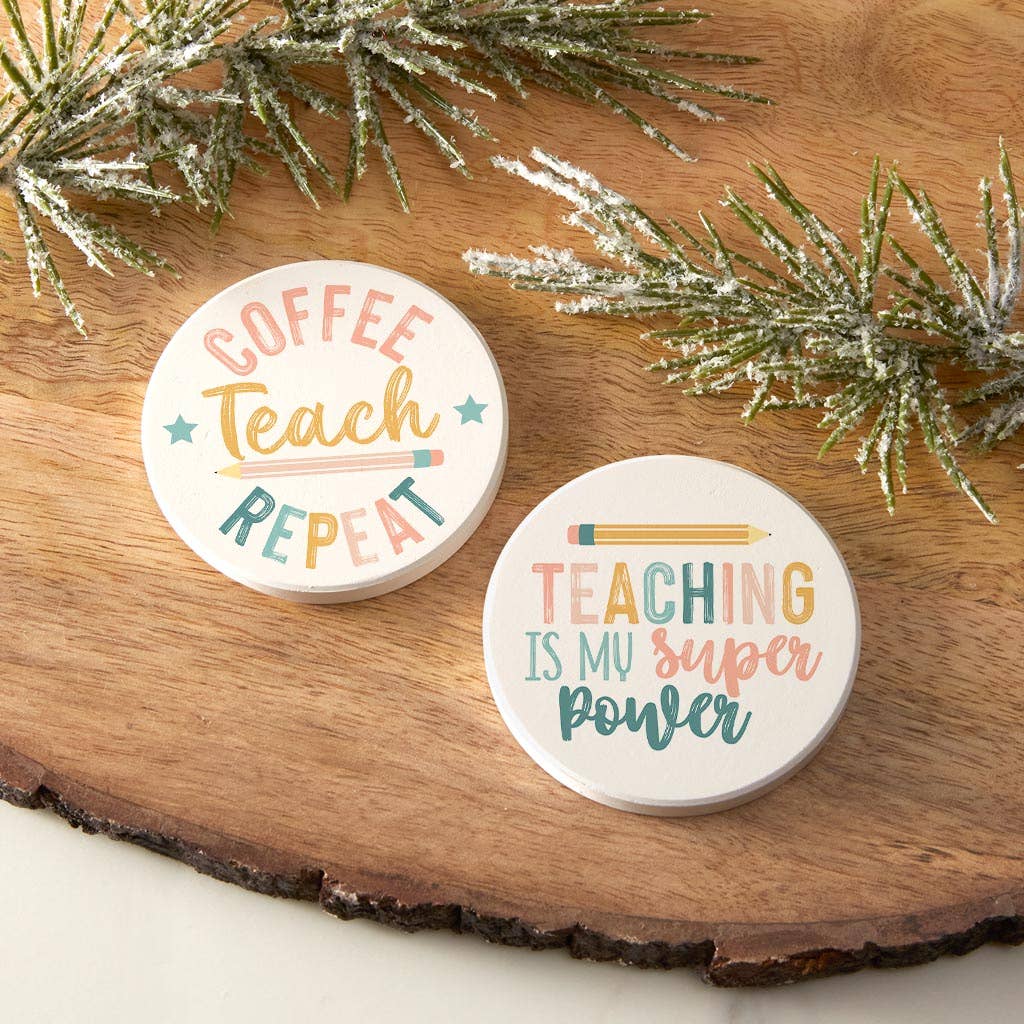 Car Coasters, Teacher Gifts, Stocking Stuffer, Classroom