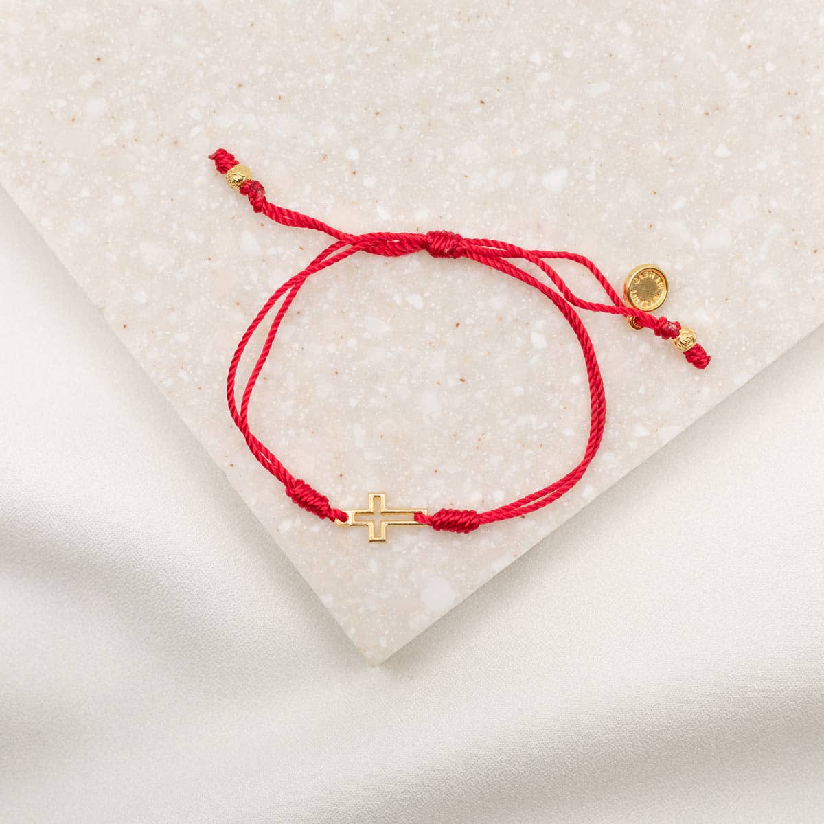 Filled By Faith Bracelet-Navy / Gold