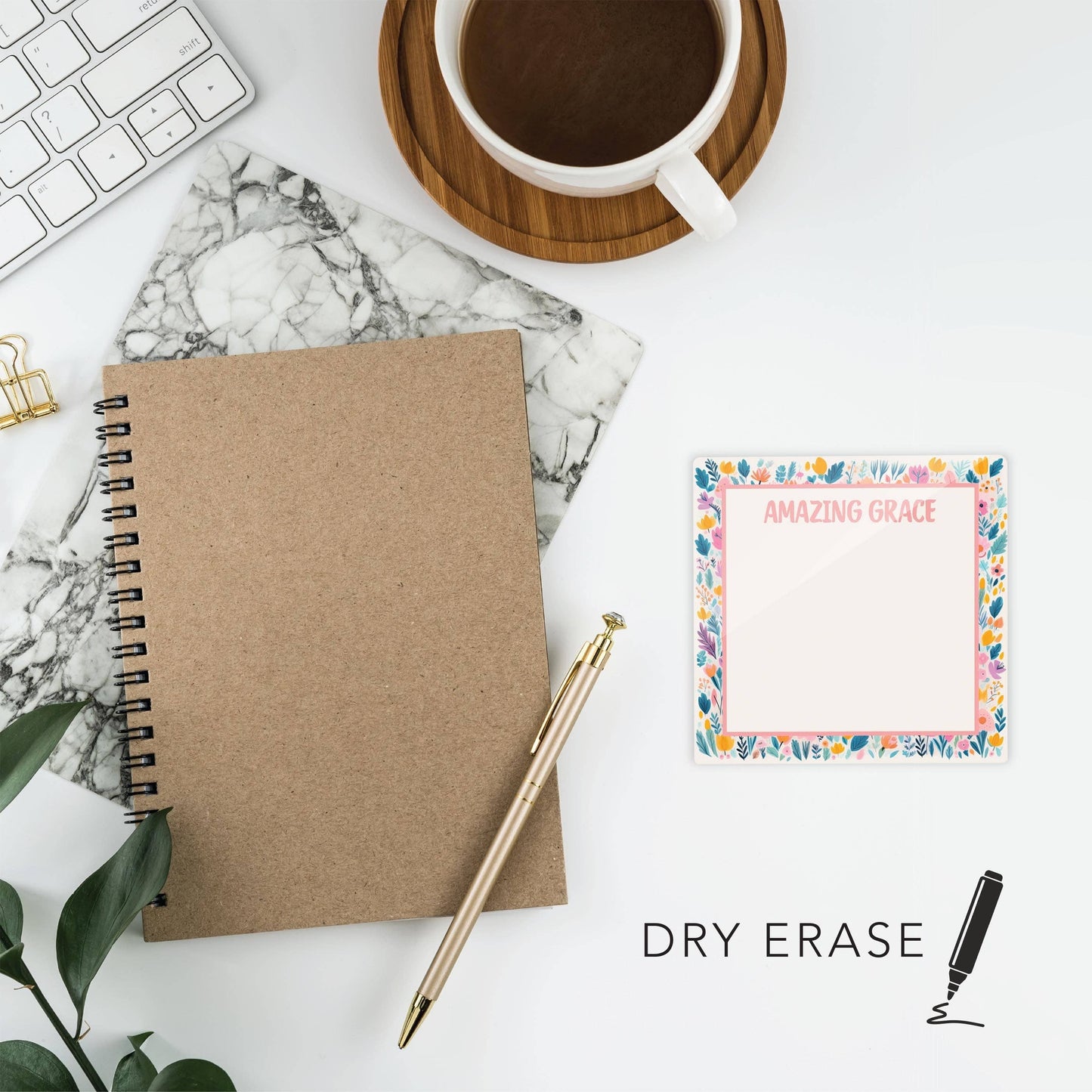 Dry Erase Board, Spiritual Message Board, Glass Marker Board