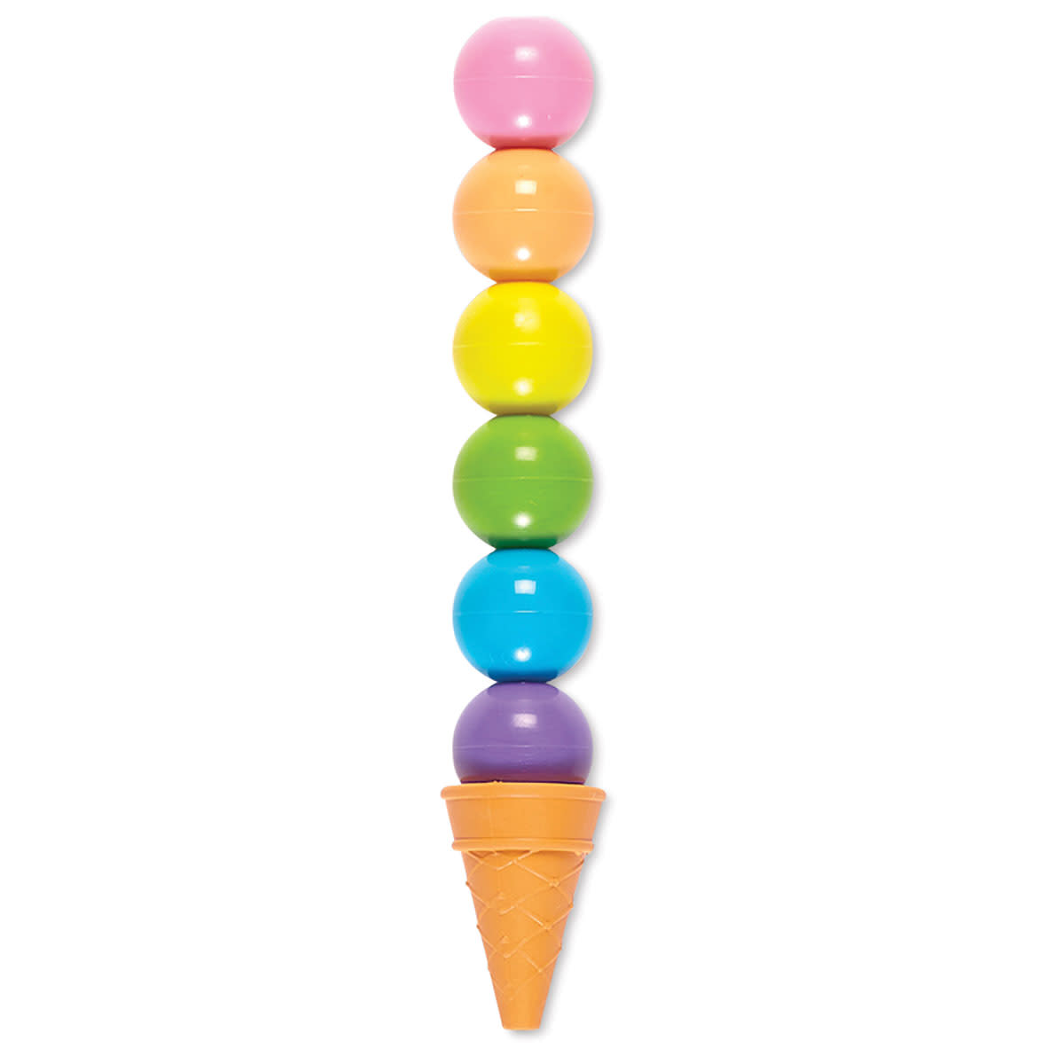 RAINBOW SCOOPS CRAYON STACK