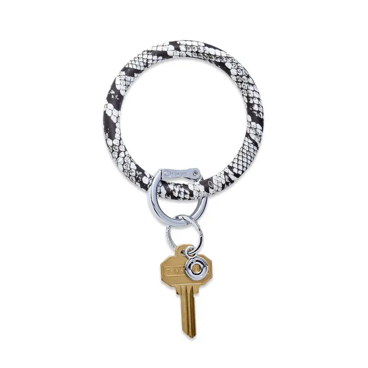BIG O KEY RING TUXEDO SNAKE