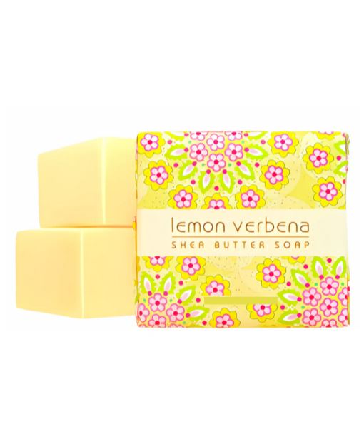 GIFT SET LEMON VERBENA 1.9OZ - WRAP SOAP LEMON VERBENA & SOAP SAVER