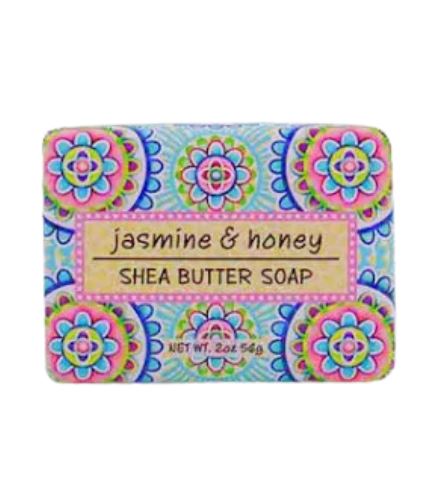 GIFT SET GARDEN JASMINE HONEY 2OZ LOTION 2OZ WRAP SOAP & SOAP SAVER