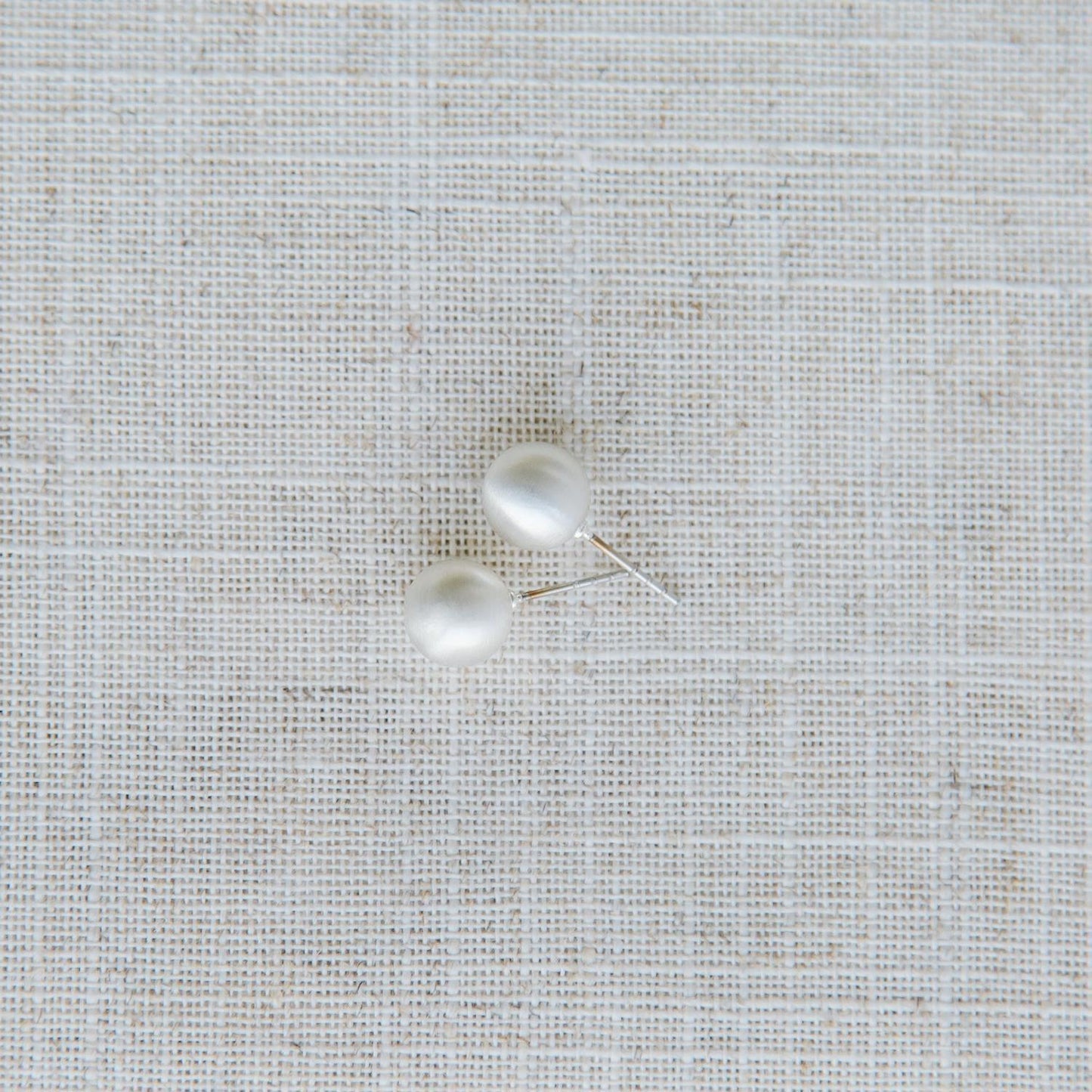 Earrings Grenada - Brushed Silver Medium