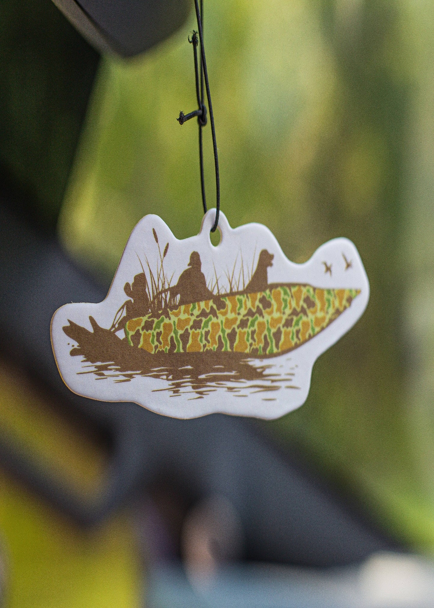 Duck Boat - air freshener - Black Ice scent.