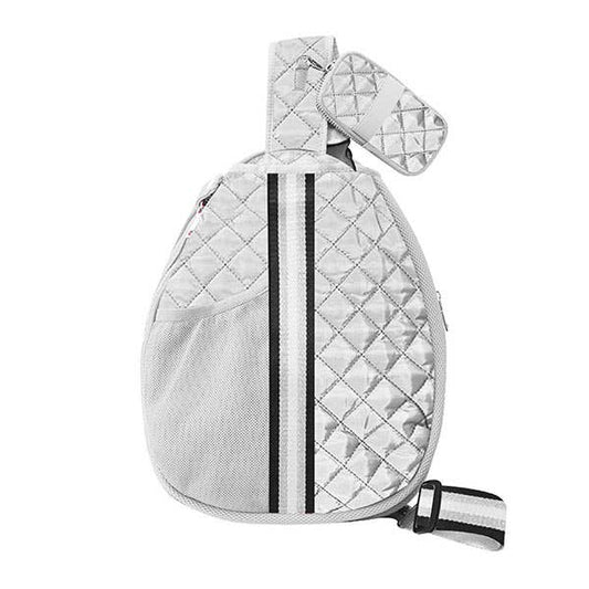 Jillian Pickle Ball Bag Sling Courtly White - Closeout Deal