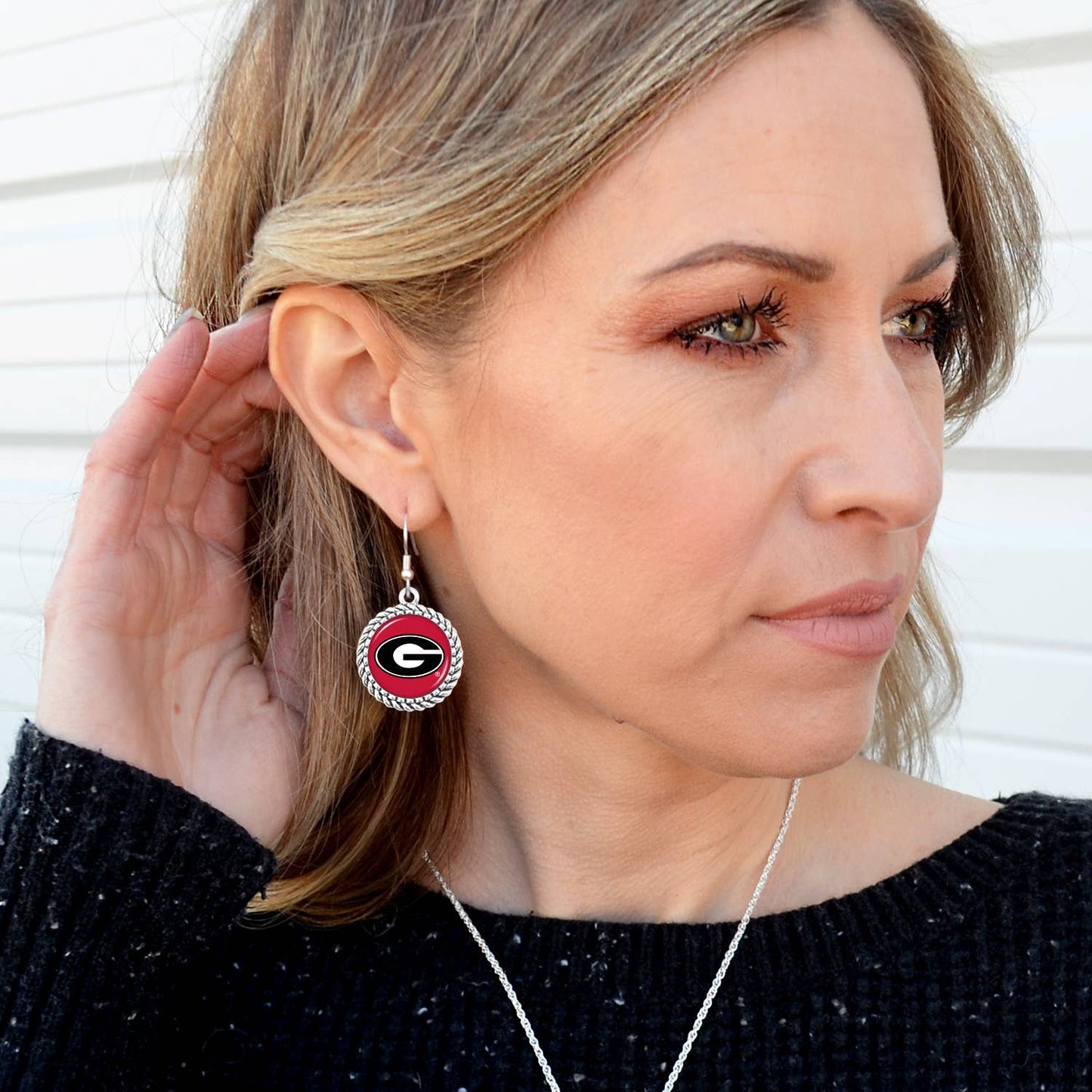 Georgia Bulldogs Olivia Earrings