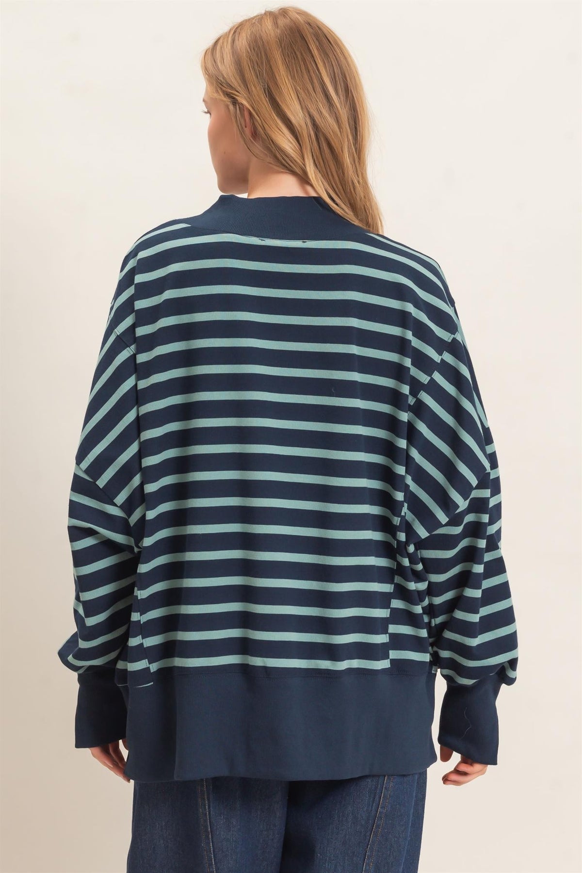 AURIE MOCKNECK - NAVY/SAGE