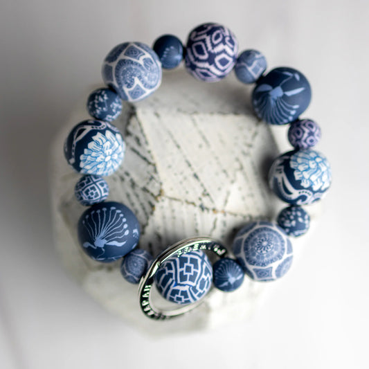 Wrist Keychain- Dutch Blue