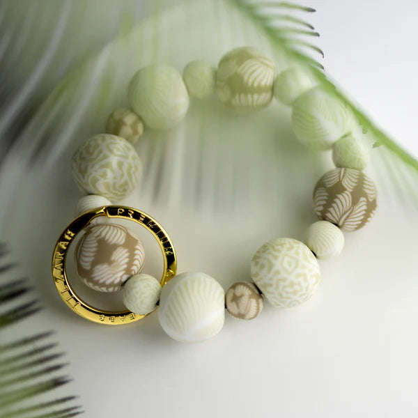 KEYCHAIN-IVORY PALM