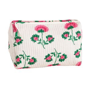 Peony Block Print Case - White