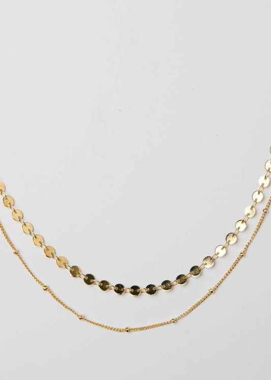 Mini Circle Layered Choker