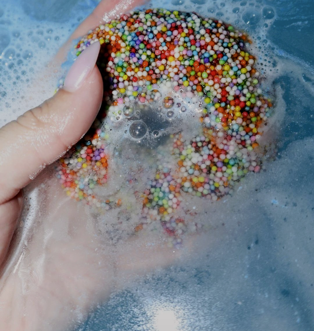 Donut Bath Bomb | Lavender Fizz