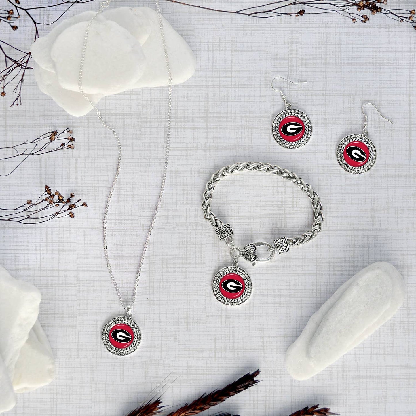 Georgia Bulldogs Allie Earring