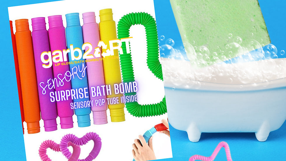 SENSORY BATH BOMB : POP TUBE