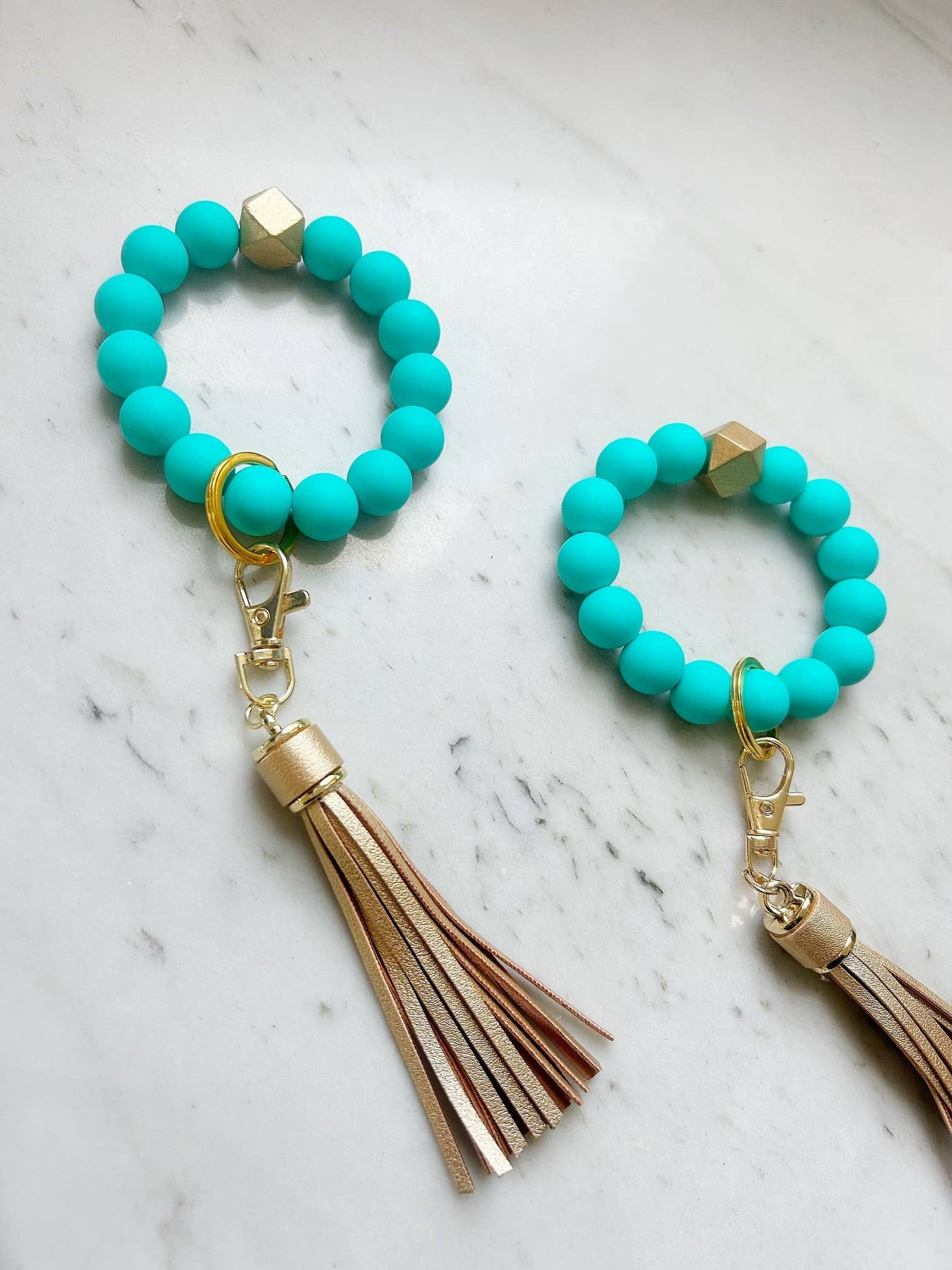 Solid Group: Turquoise Wristband Keychain