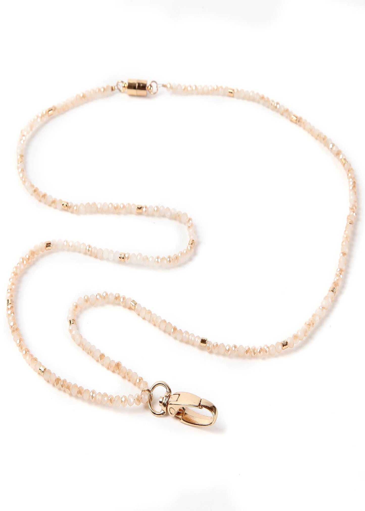 Bridgette Beaded Lanyard, ID Necklace