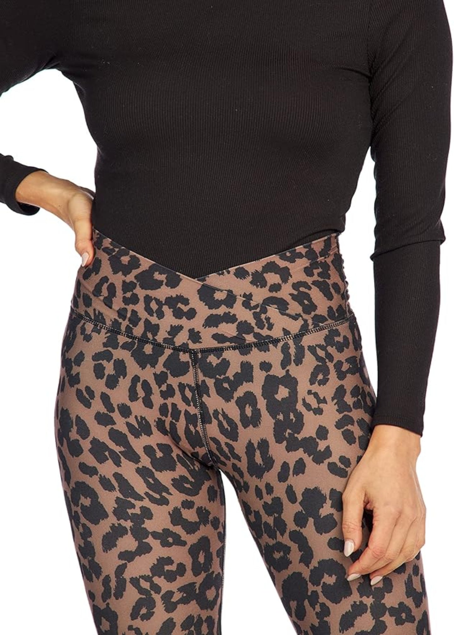 BRAXTON LEGGINGS - LEOPARD BROWN