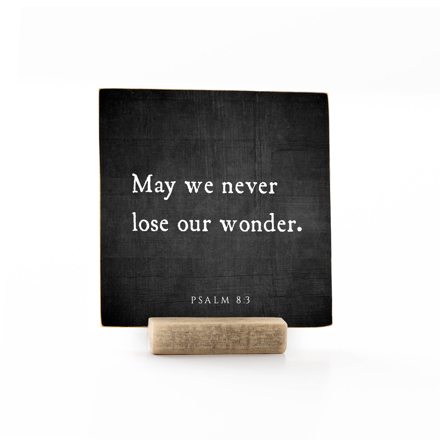 Traditional Scriptures | Wood 4 x 4" Flat Message Card