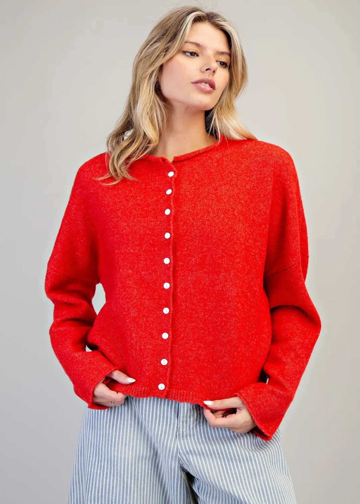 MADISON SWEATER - CHERRY POP