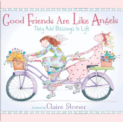 GOOD FRIENDS ARE LIKE ANGELS BOOK